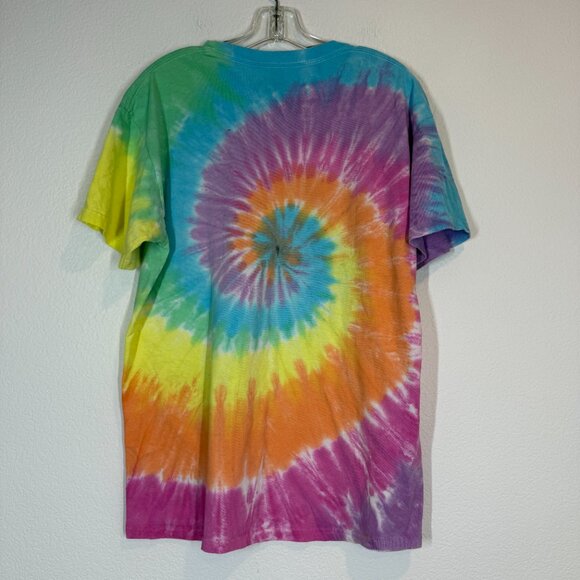 Liquid Blue Grateful Dead T-Shirt Retro Tie Dye Spiral Bear Large - Picture 2 of 6